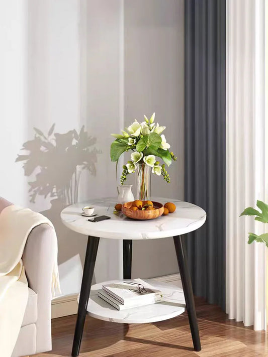 Lurevi Coffee Table — Marble-Look Minimalism, Built to Last