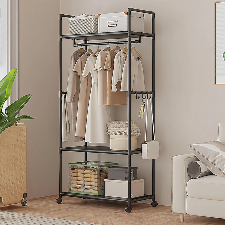Lurevi Garment Rack — The Effortless Wardrobe Organizer